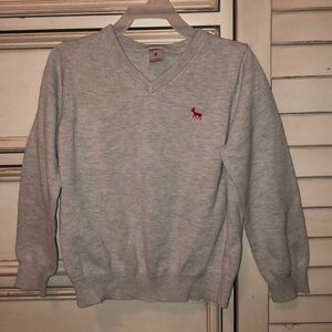 Carters Boys V Neck Sweater Cotton Bkend, Size 6